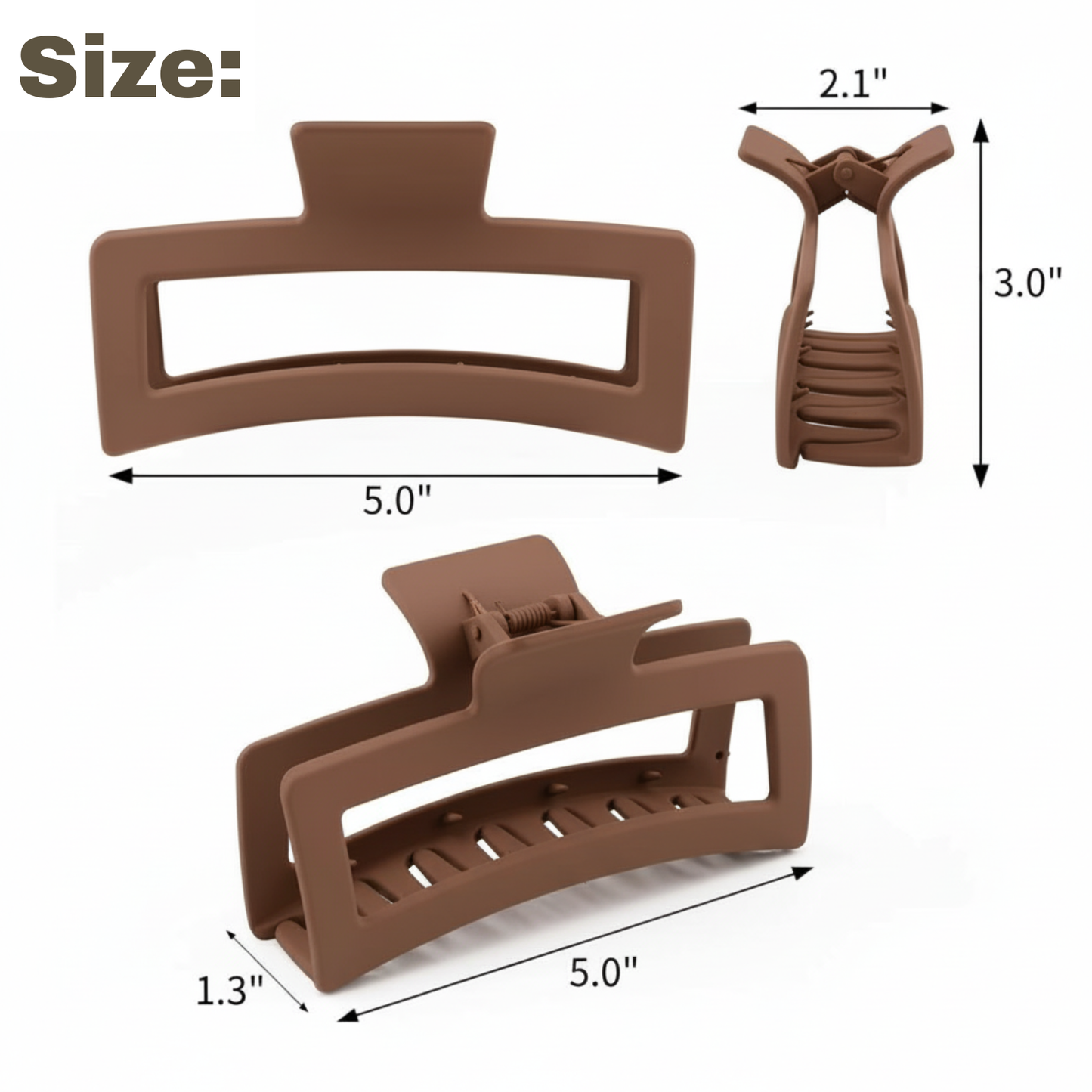 Jumbo Claw Clips (5in)