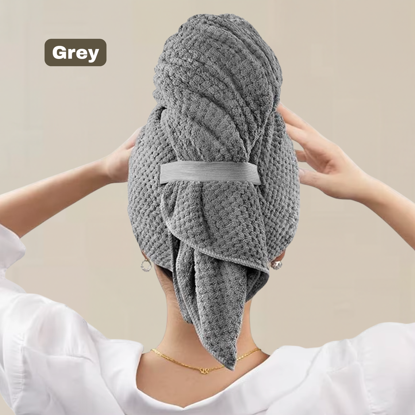 Large Microfiber Hair Towel