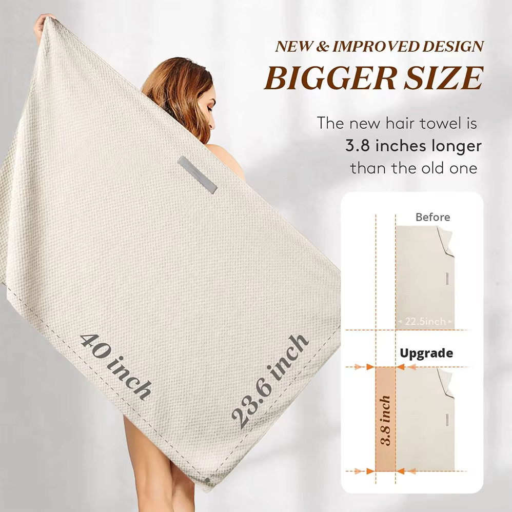 Large Microfiber Hair Towel