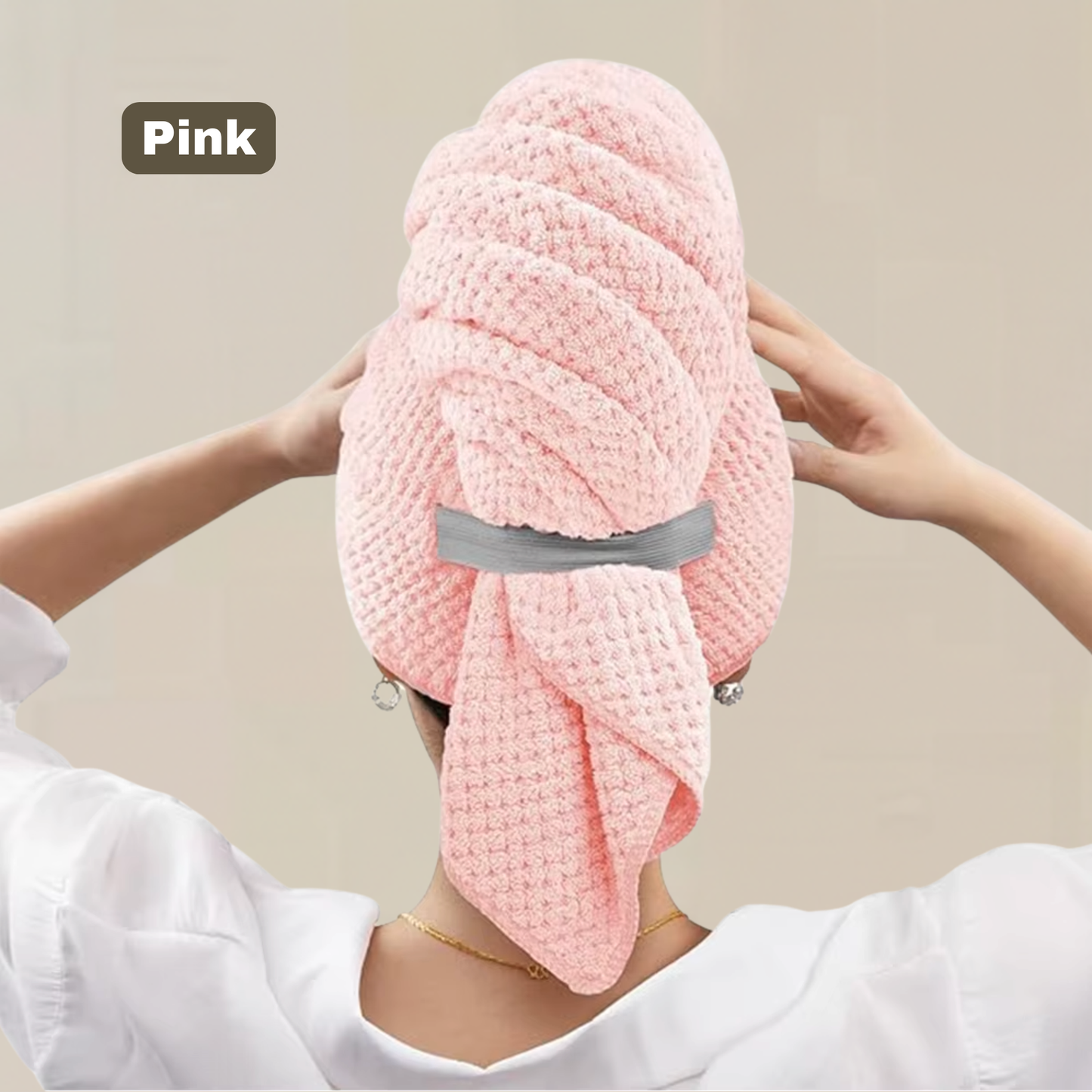Large Microfiber Hair Towel