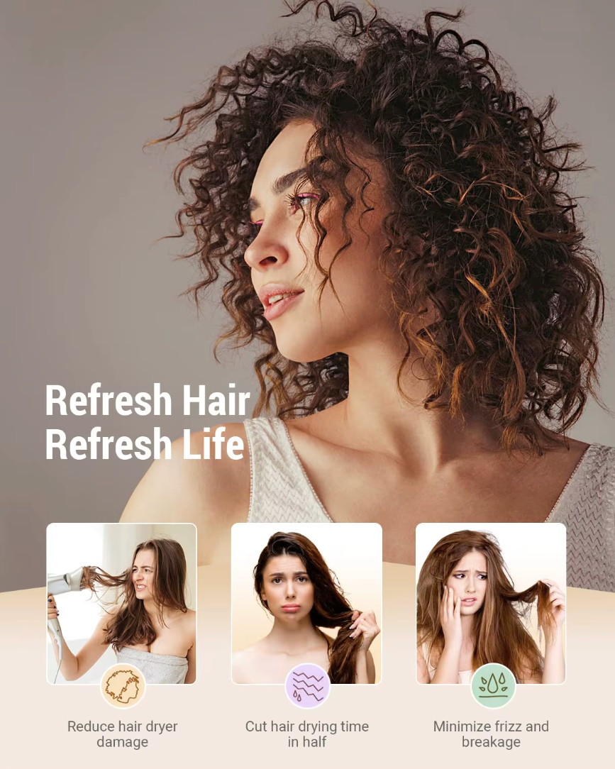 Large Microfiber Hair Towel