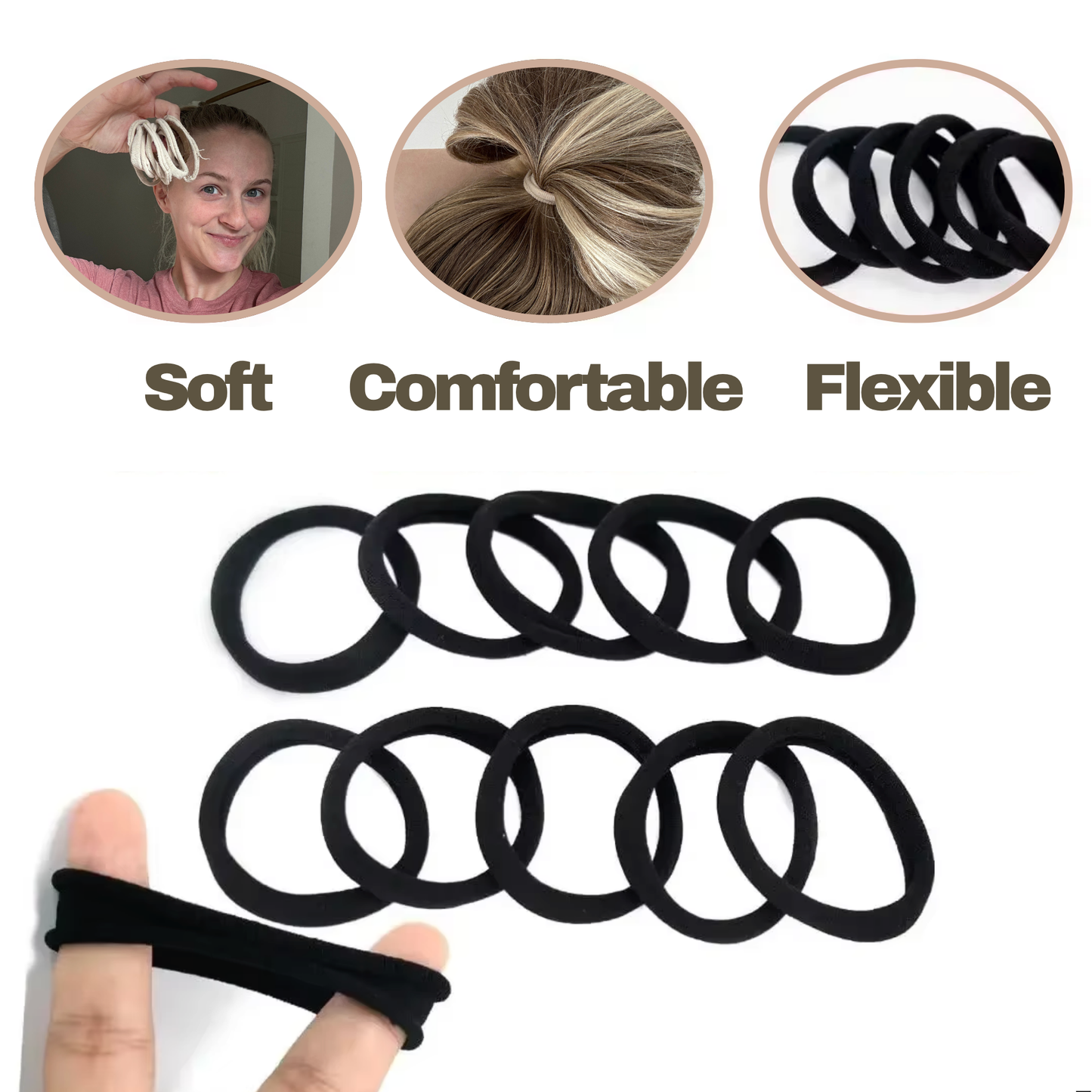 Gentle Nylon Hairbands