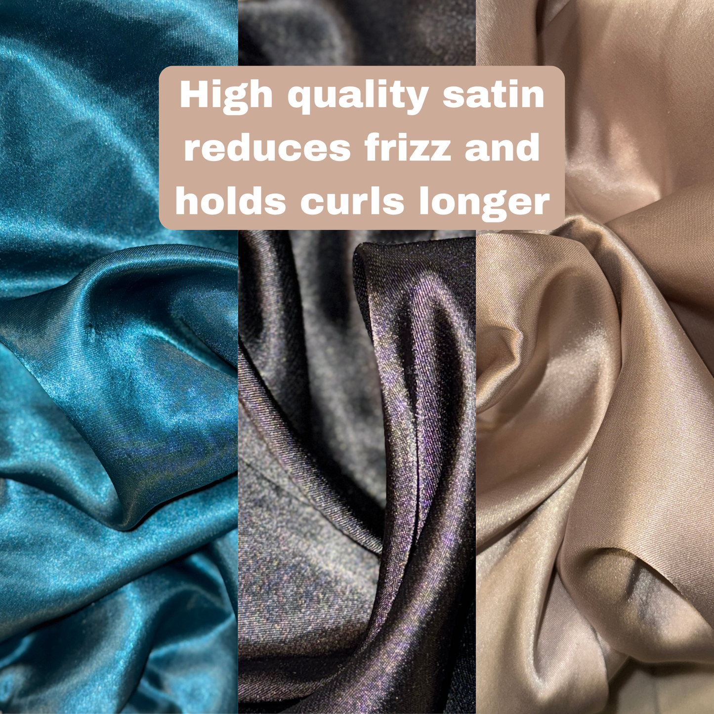 Adjustable Anti-Frizz Satin Sleeping Bonnet