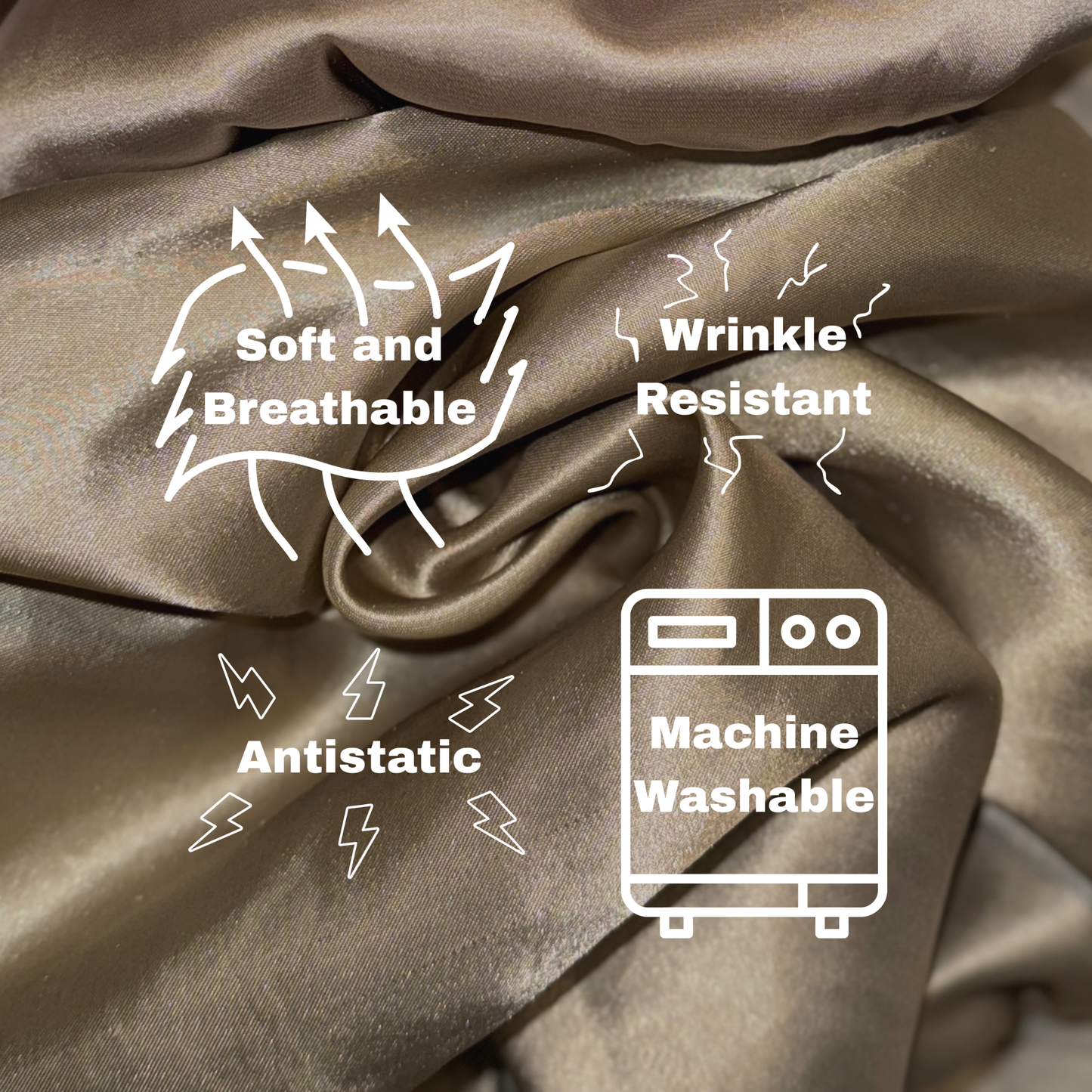 Adjustable Anti-Frizz Satin Sleeping Bonnet