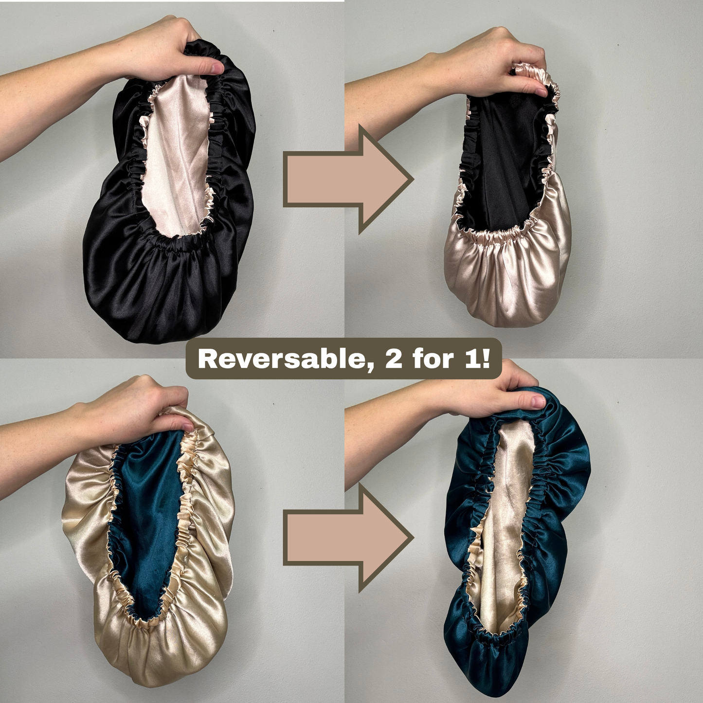 Adjustable Anti-Frizz Satin Sleeping Bonnet