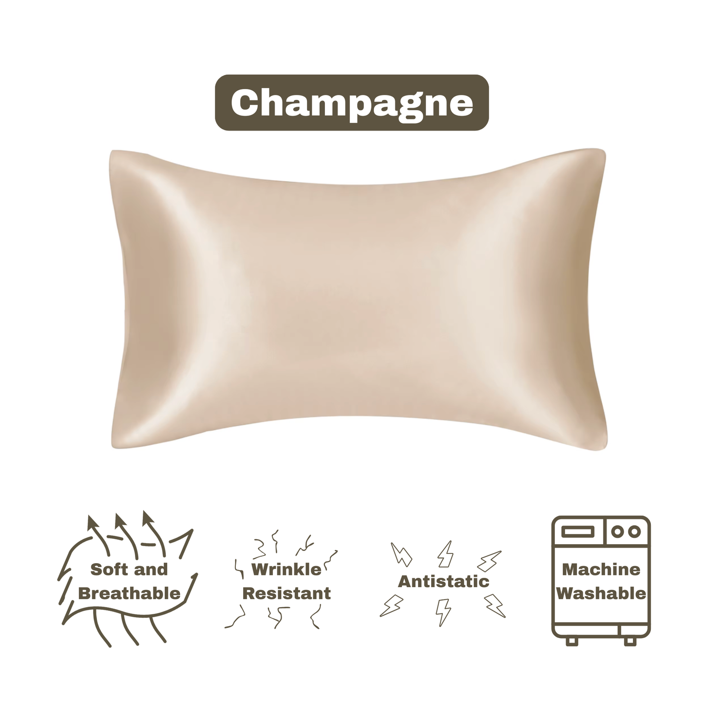 Satin Pillowcase (1pc)