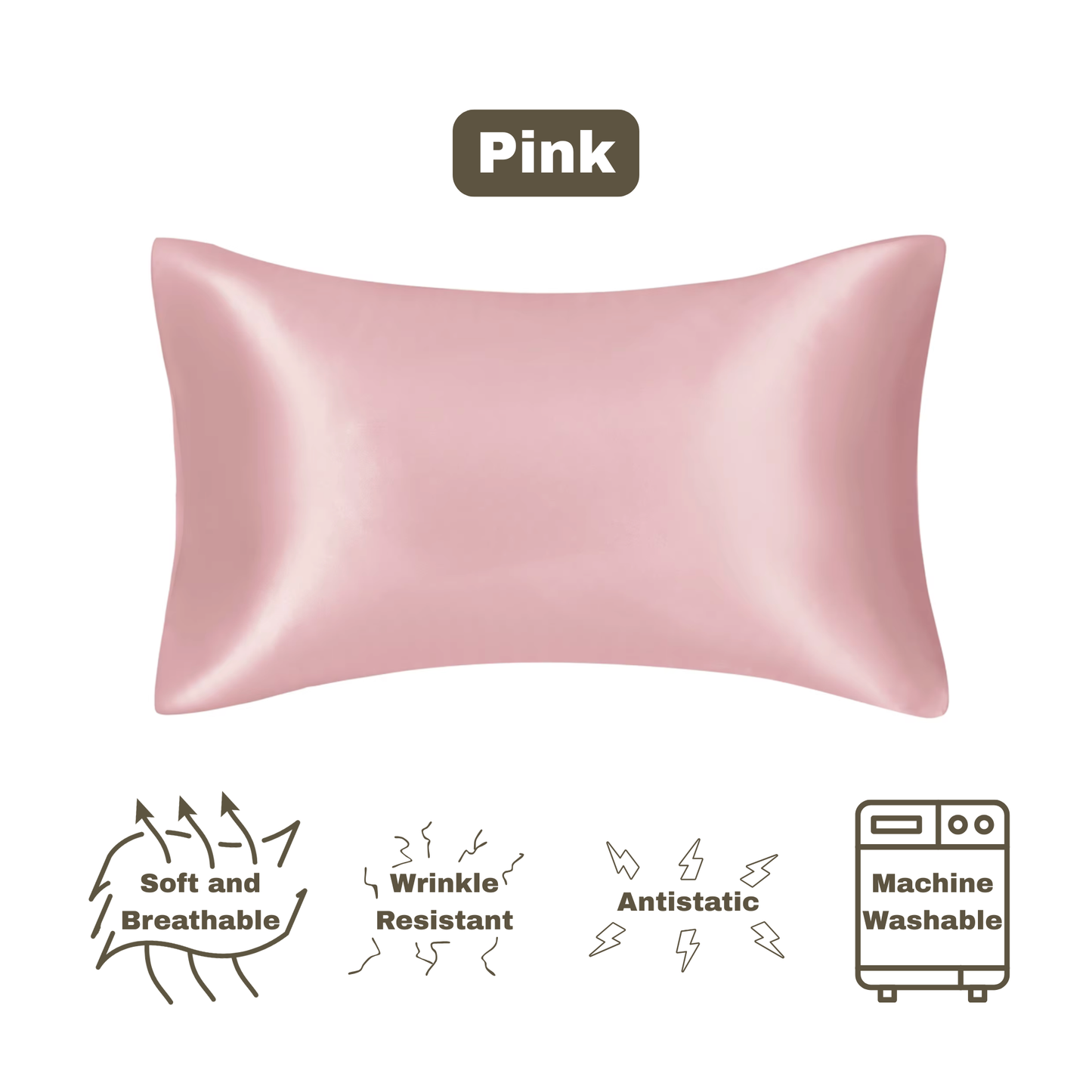 Satin Pillowcase (1pc)