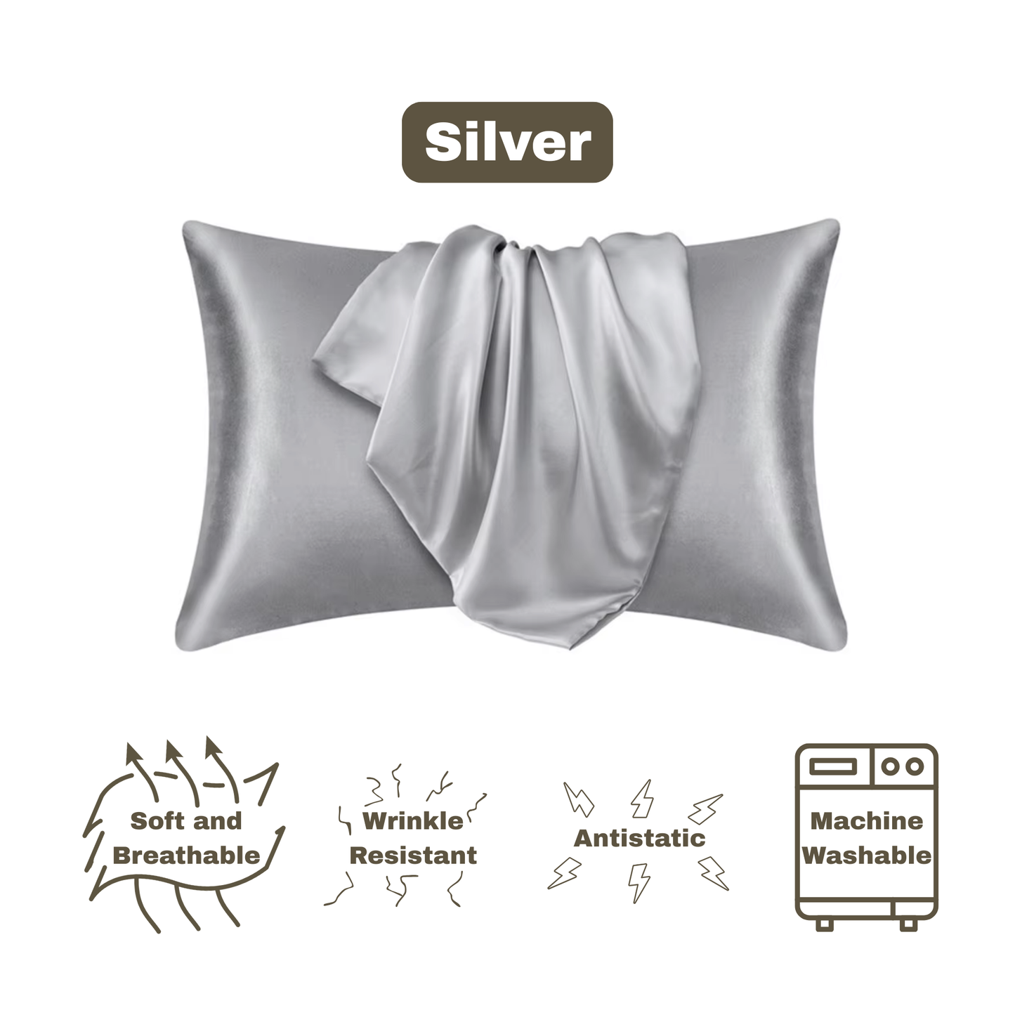 Satin Pillowcase (1pc)
