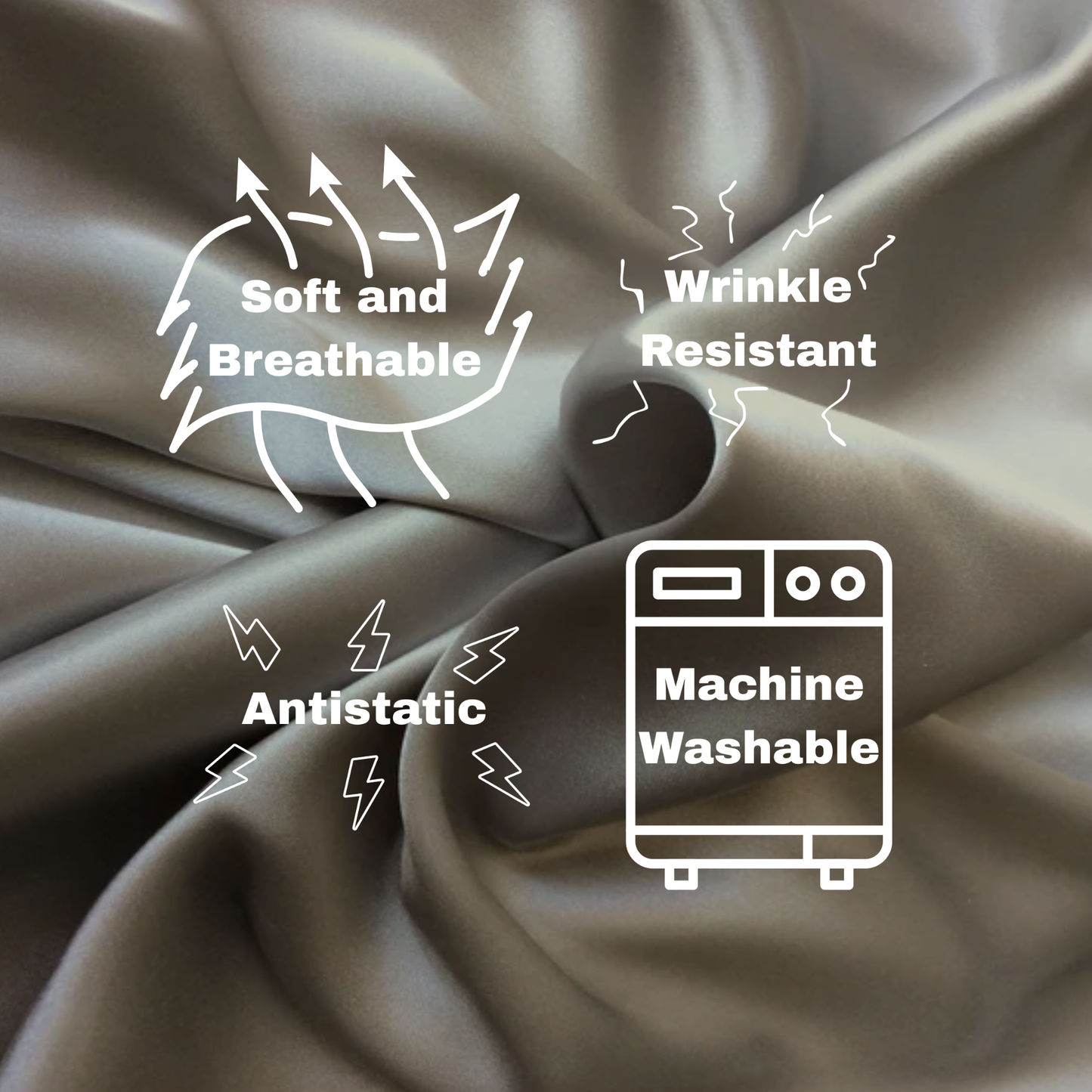Satin Pillowcase (1pc)
