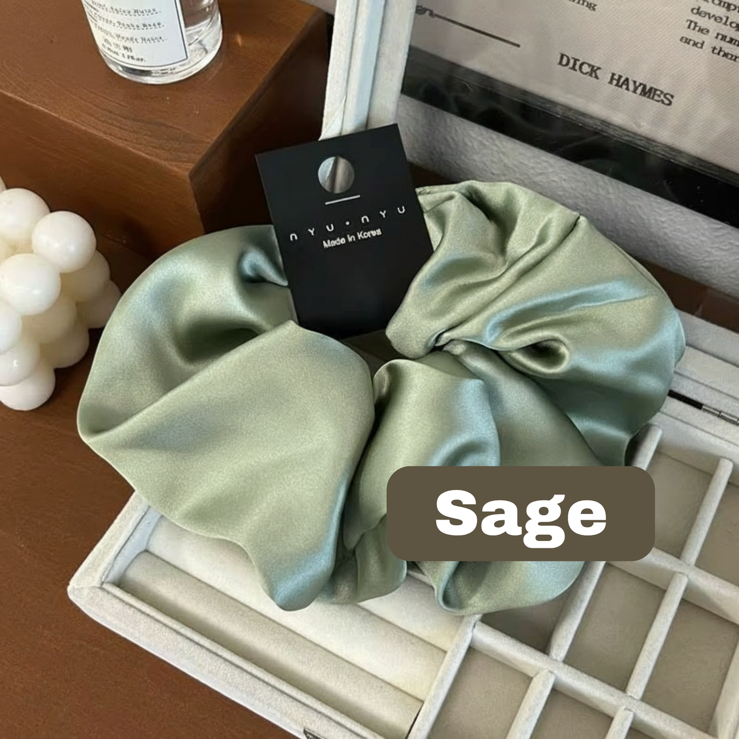 Oversized Satin Scrunchies