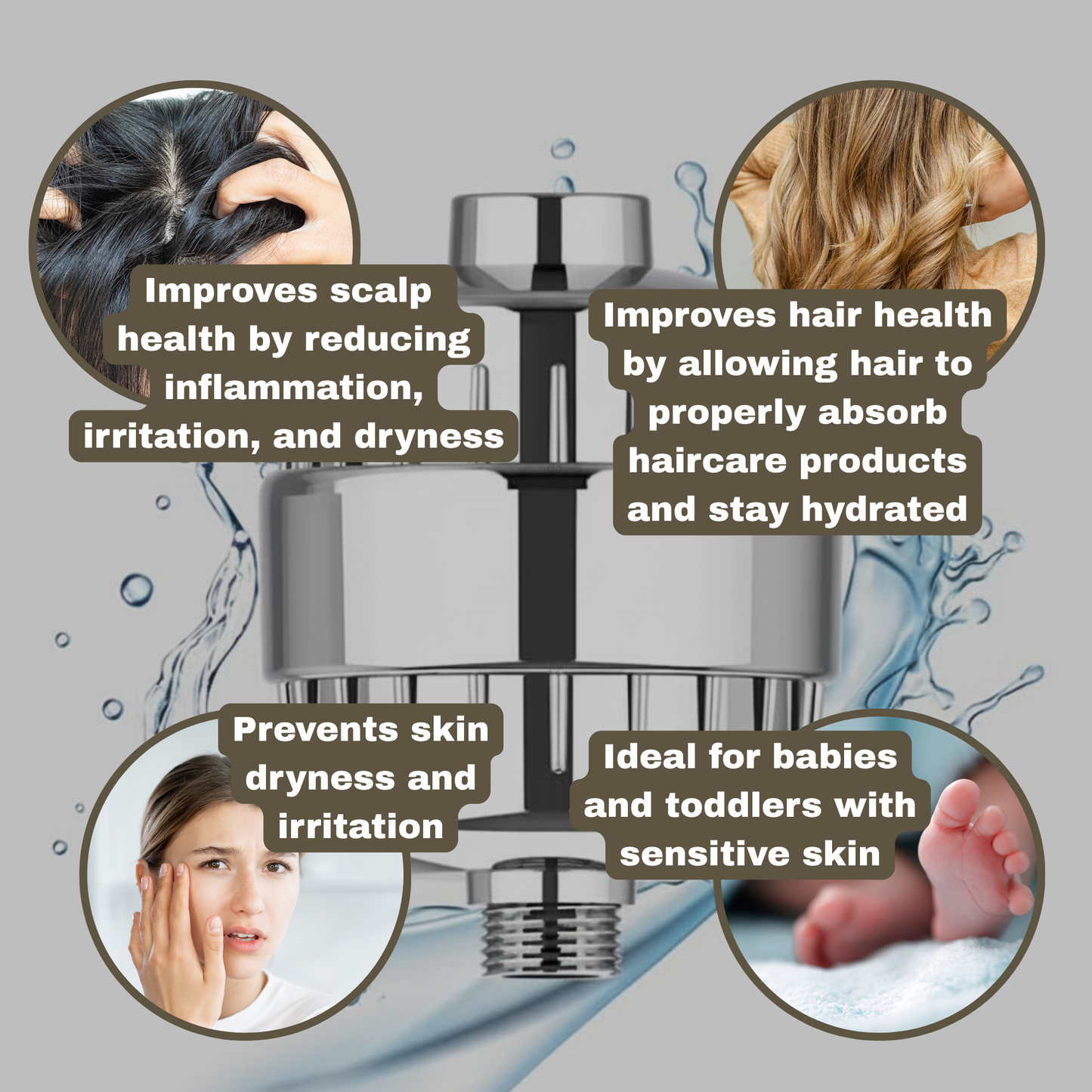 Hard Water Shower Filter