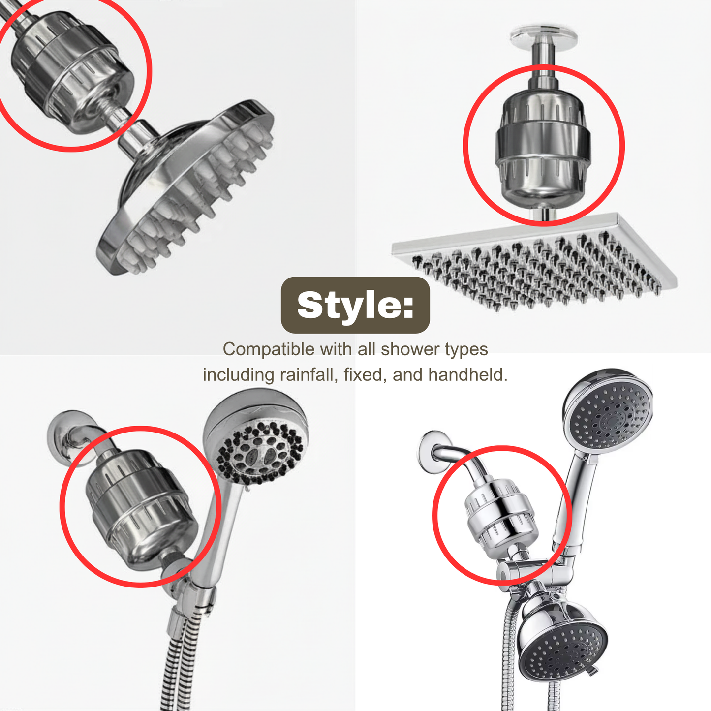 Hard Water Shower Filter
