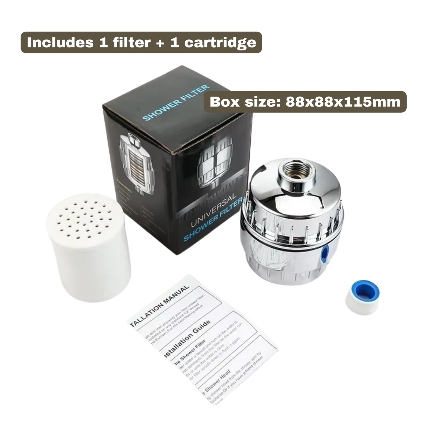 Hard Water Shower Filter