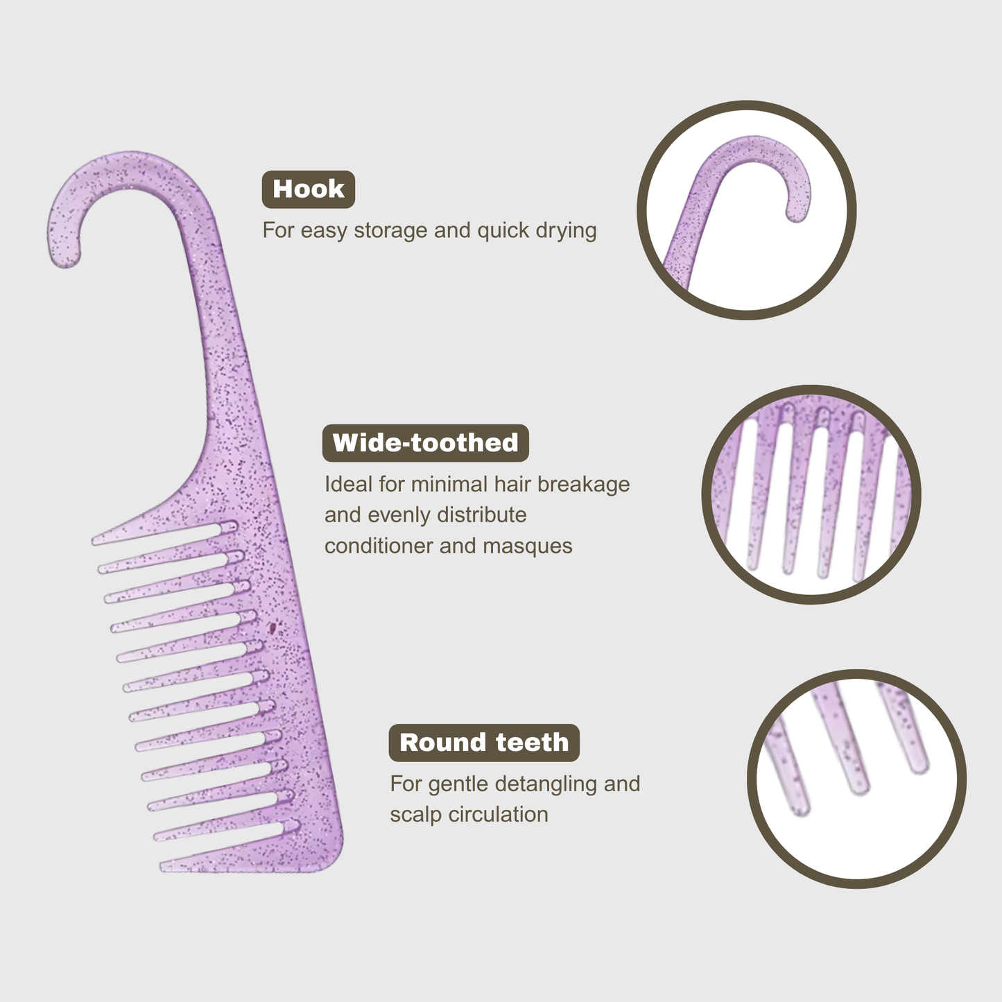 Wide Toothed Comb