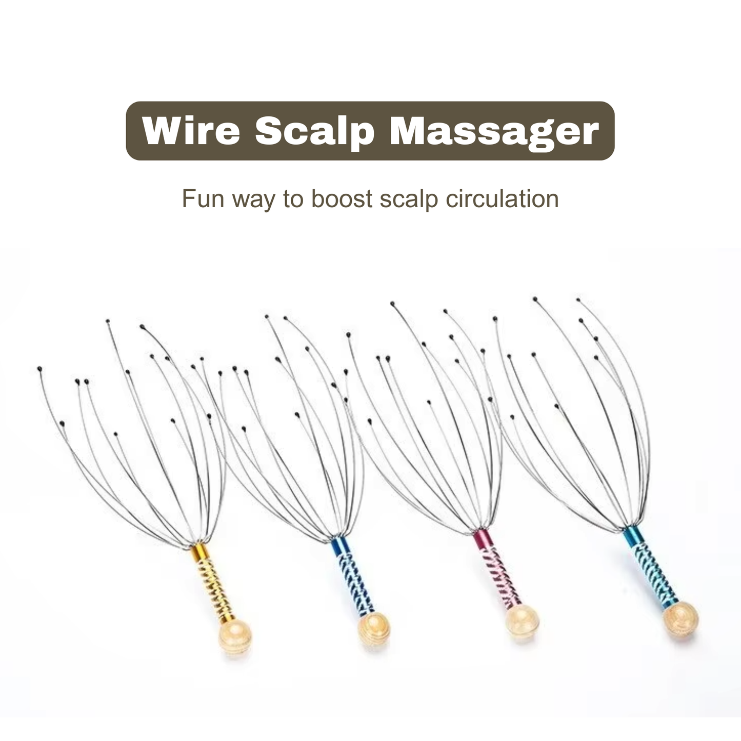 Wire Scalp Massager (1Pc)