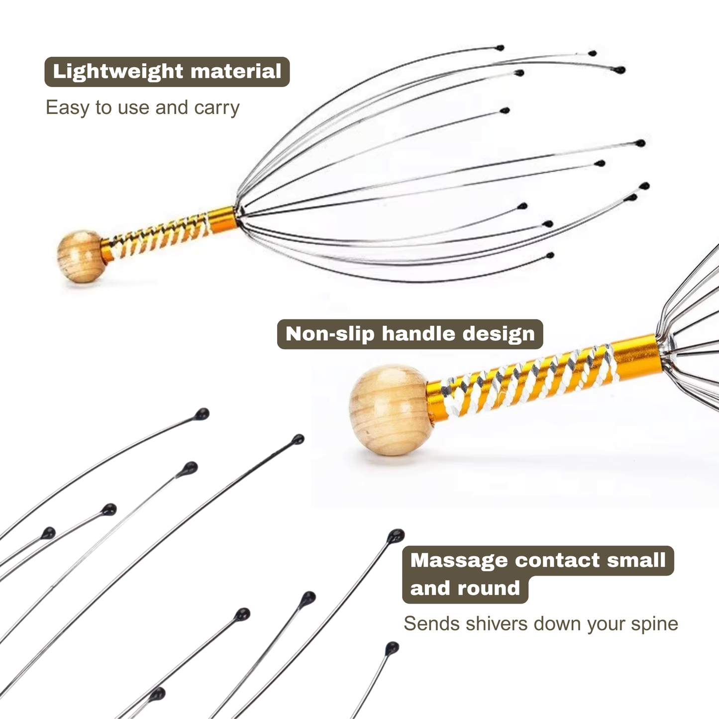 Wire Scalp Massager (1Pc)